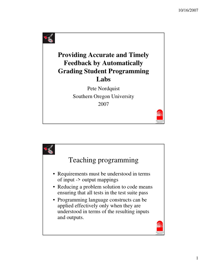 teaching programming