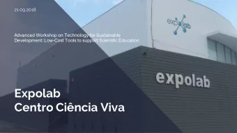 Expolab  Centro Cincia Viva  2    4    5    6    7    8    9    10  Mission