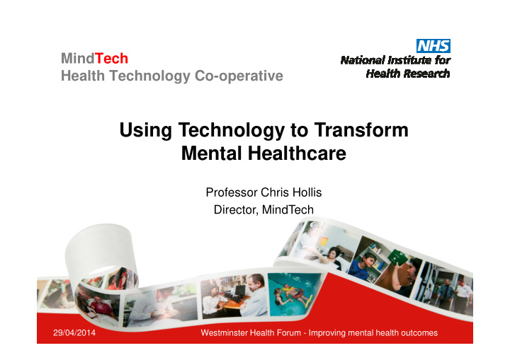 using technology to transform mental healthcare