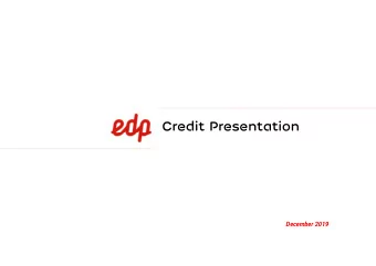 Credit Presentation     Disclaimer  This document has been