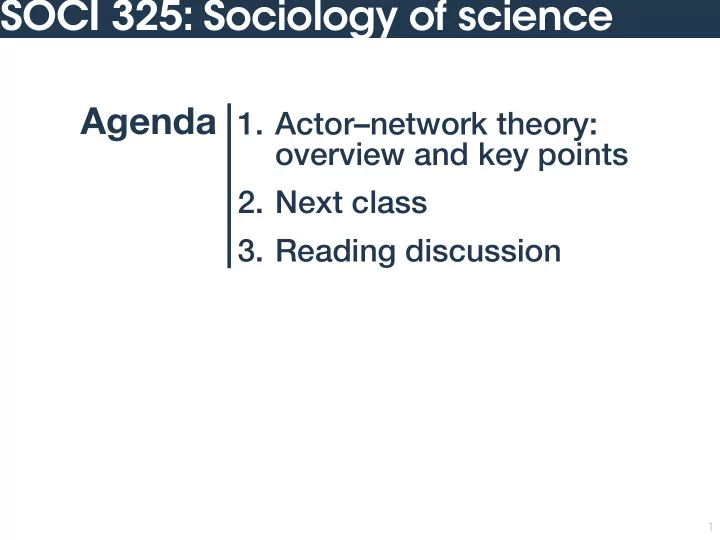 soci 325 sociology of science