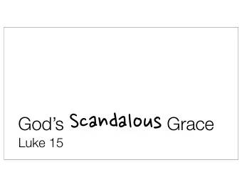 The Introductory statement (15:1-2) A real-life choose-you- own-adventure story! So, choose . But