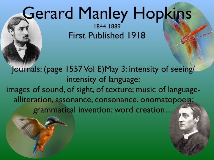 gerard manley hopkins