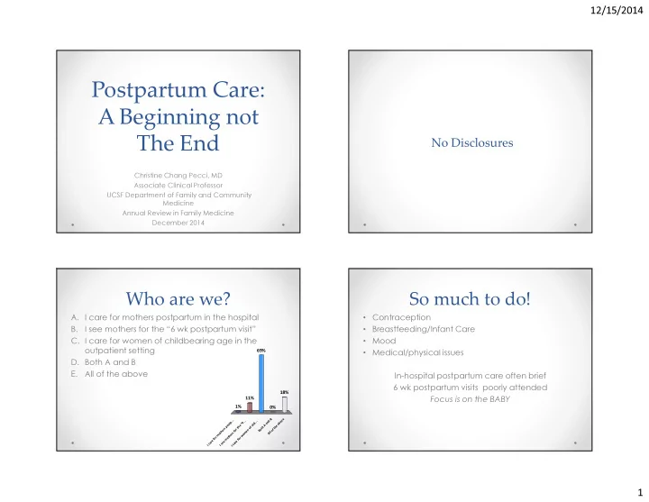 postpartum care a beginning not