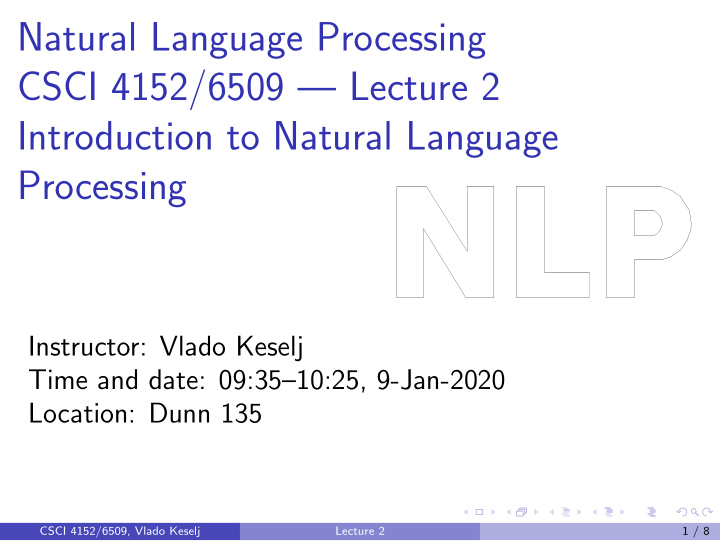 natural language processing csci 4152 6509 lecture 2