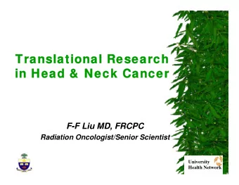 Translational Research  Translational Research  Translational Research  Translational Research  in