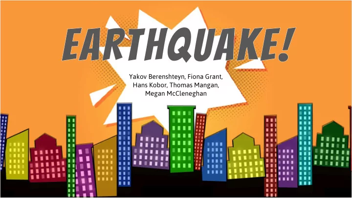 earthquake earthquake