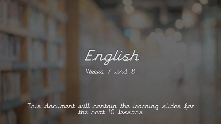 words now complete activity 1 use this to help complete