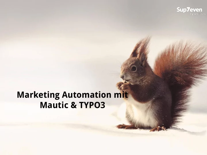 marketing automation mit mautic typo3