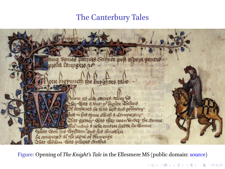 the canterbury tales