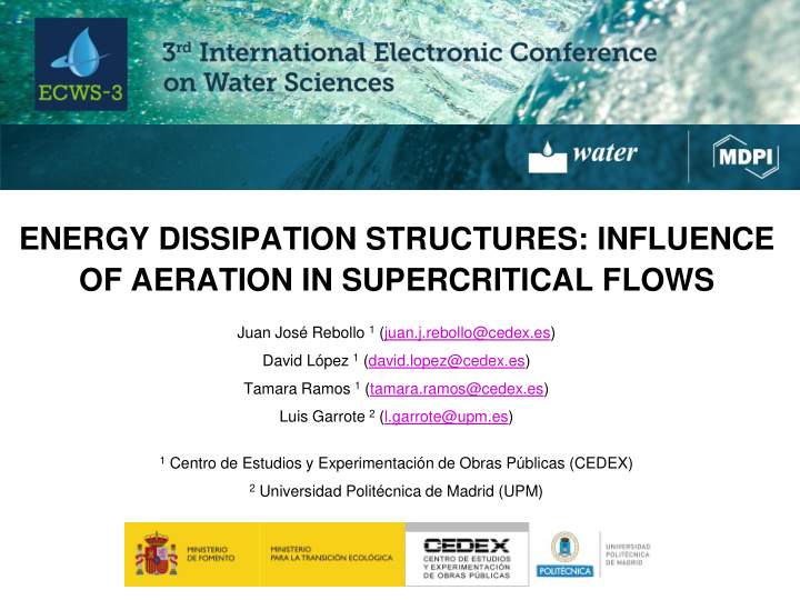 energy dissipation structures influence