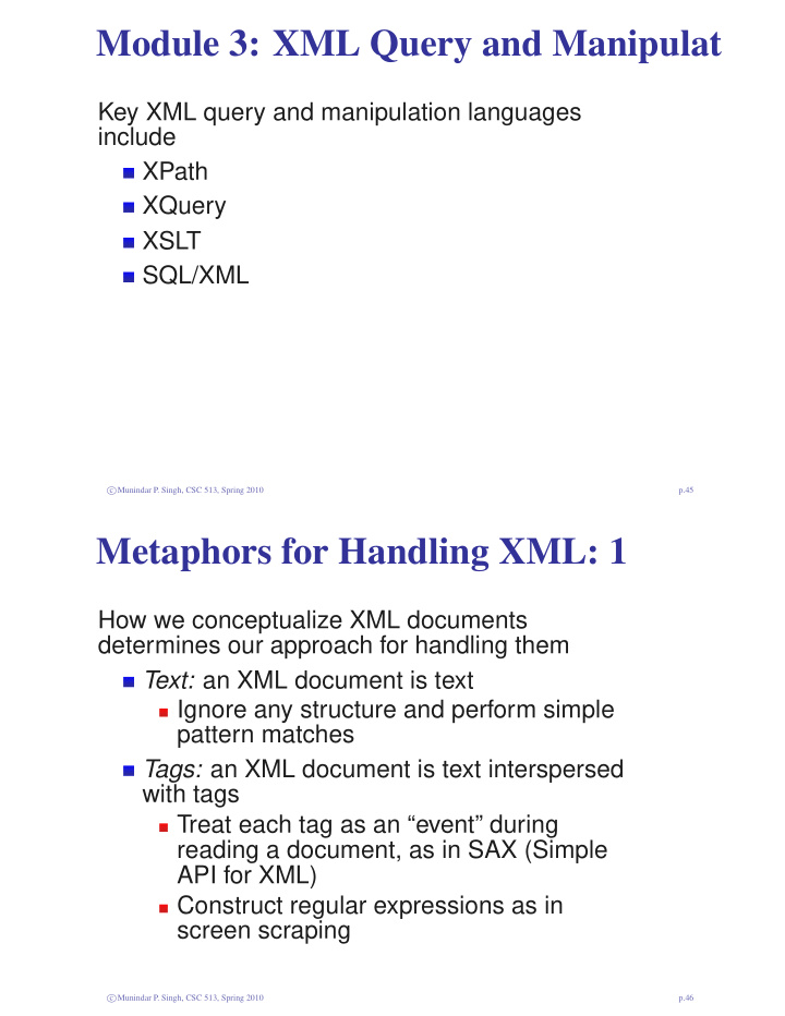 module 3 xml query and manipulati