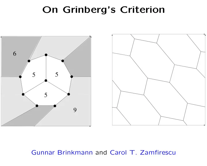 on grinberg s criterion