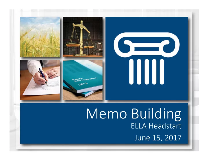 memo building