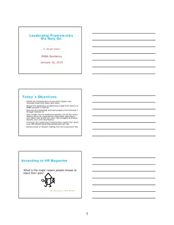 1  Take The Leadership Self  Assessm ent  PSSST!  Ron, Give them the handout!  Share The Three That