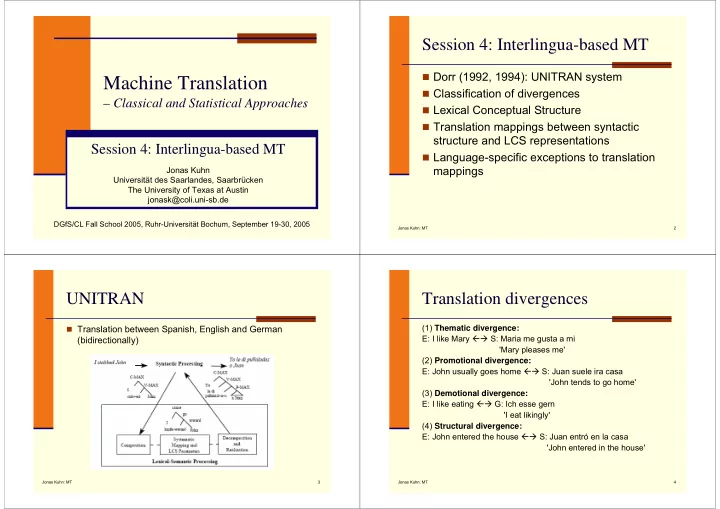 machine translation