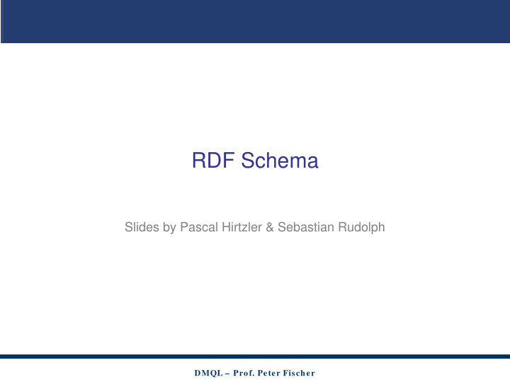 rdf schema