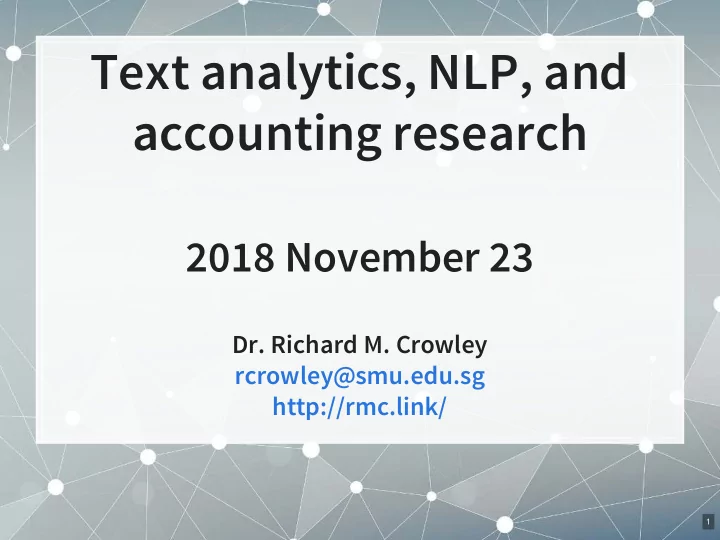 text analytics nlp and accounting research