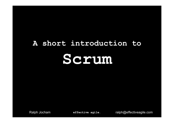 scrum