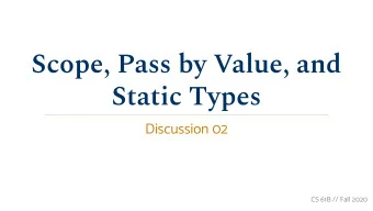 Discussion 02  CS 61B // Fall 2020  Live lectures are now Q&amp;A Sessions    Weekly Survey due