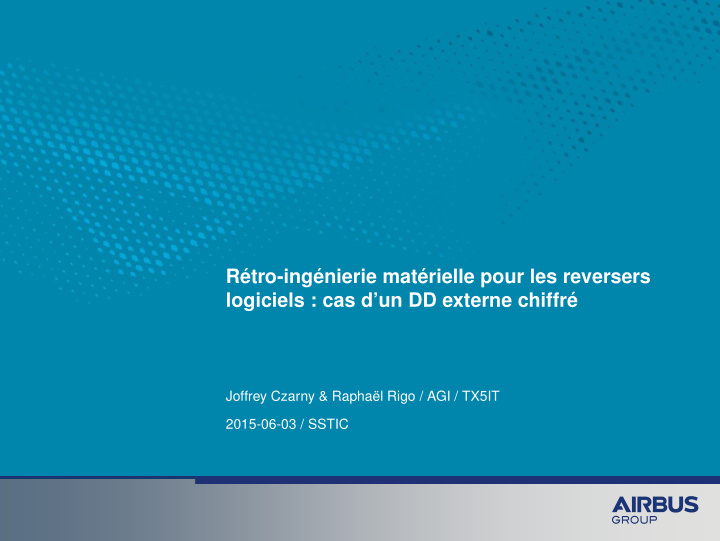 r tro ing nierie mat rielle pour les reversers logiciels