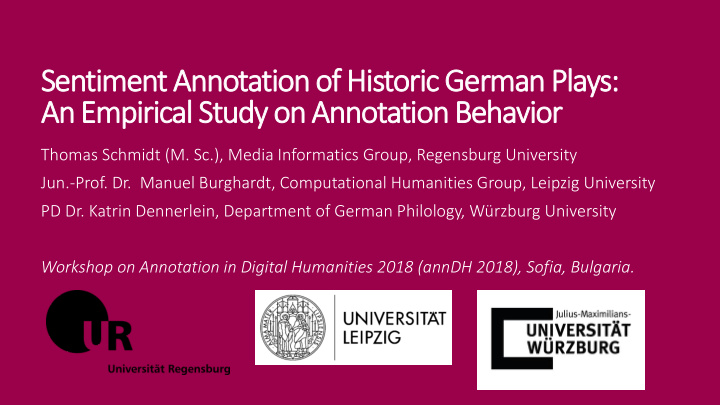 sentiment annotation of historic german plays an