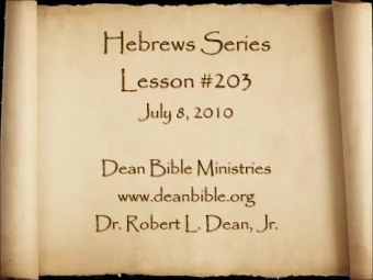 Hebrews 12:1214  Section Five: 11:113:25  Instruction: 11:140  Practical Challenge: Focus