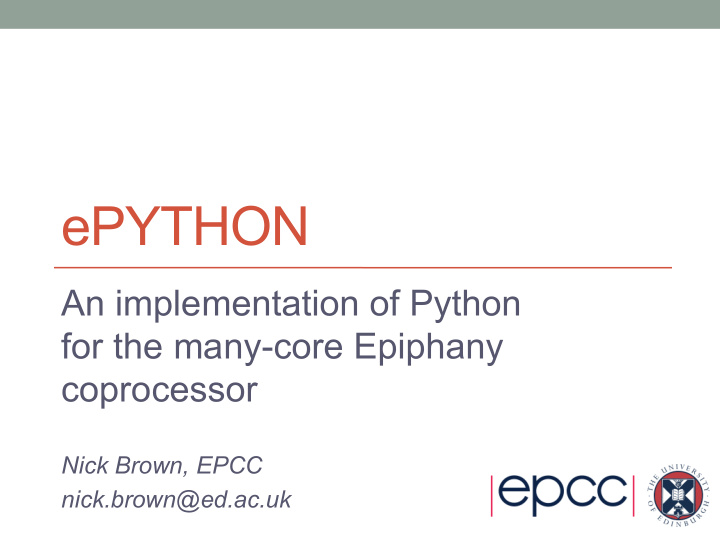 epython