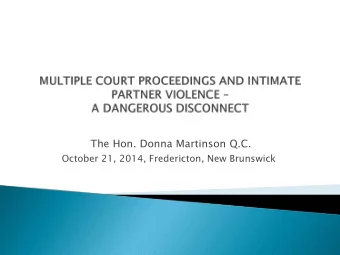 Crim  Crimin  inal Co  Court  rt  Famil  ily Co  Court  rt  Jud  udge one  one  Jud  udge tw  two