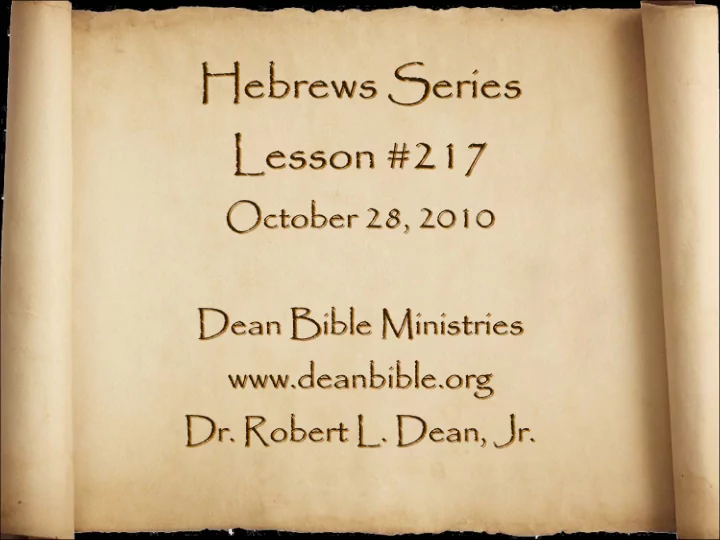 hebrews structure section one 1 1 2 4 doctrinal
