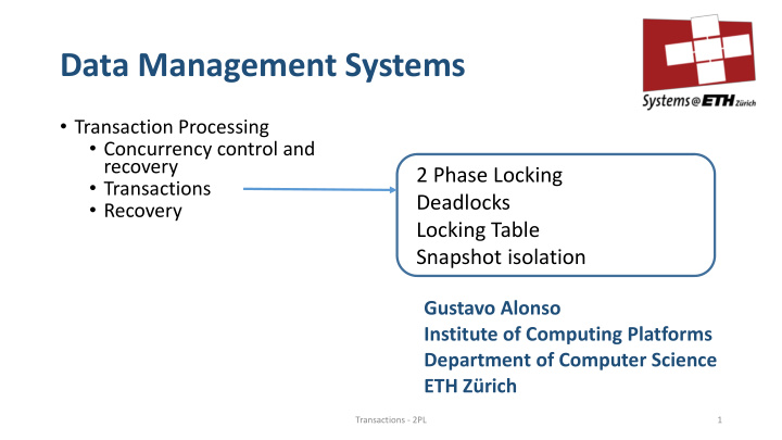 data management systems