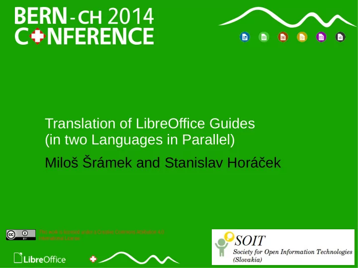 translation of libreoffice guides in two languages in