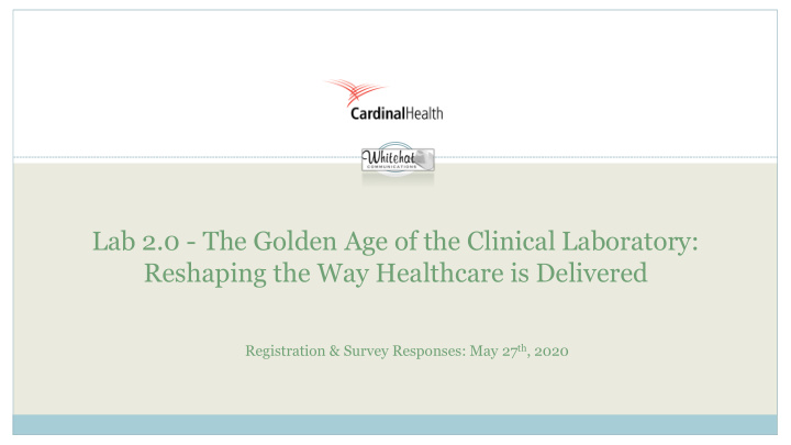 reshaping the way healthcare is delivered