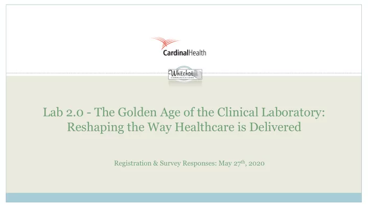 reshaping the way healthcare is delivered
