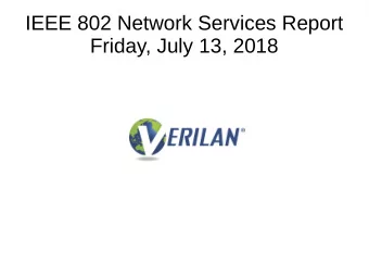 IEEE 802 Network Services Report  Friday, July 13, 2018  Mentor and Drafts, a haiku  Mentor