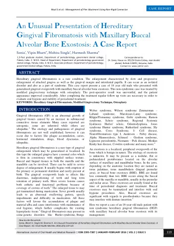 significance since, according to the patient, his father, and  in maxilla  his nephew had the