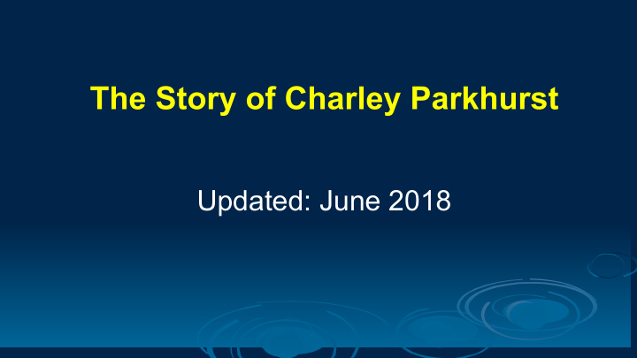 the story of charley parkhurst