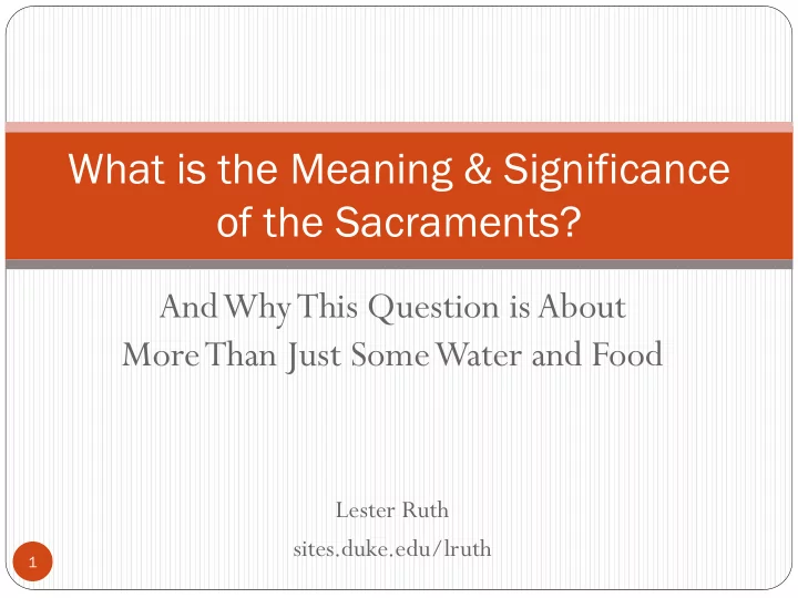what is the meaning significance