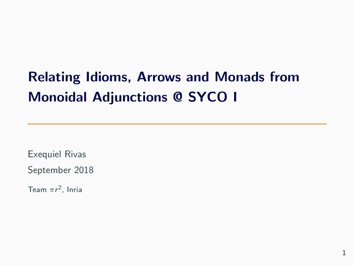 relating idioms arrows and monads from monoidal