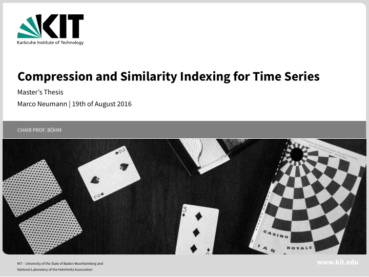 compression and similarity indexing for time series