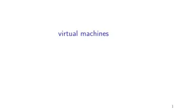 virtual machines  1  last time  access control lists  user and group IDs in processes  set-user-ID