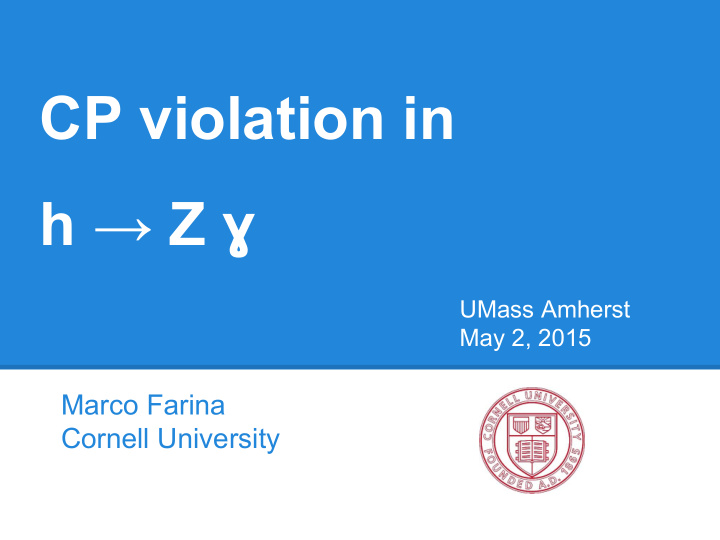 cp violation in