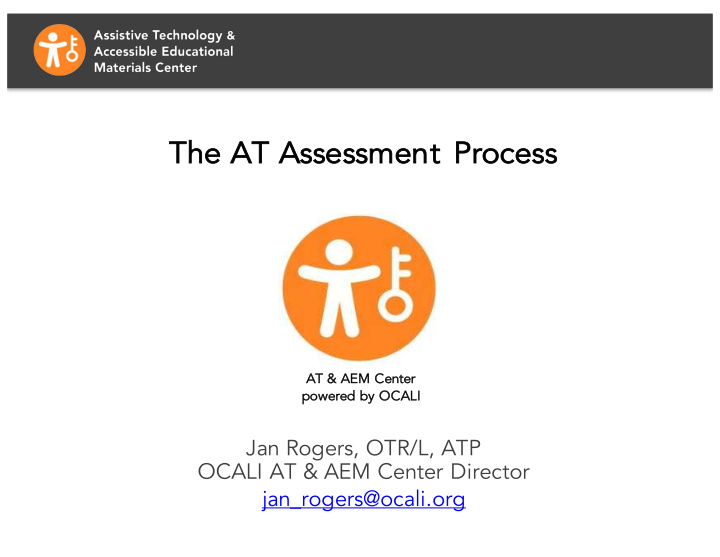th the at t assessment pr process