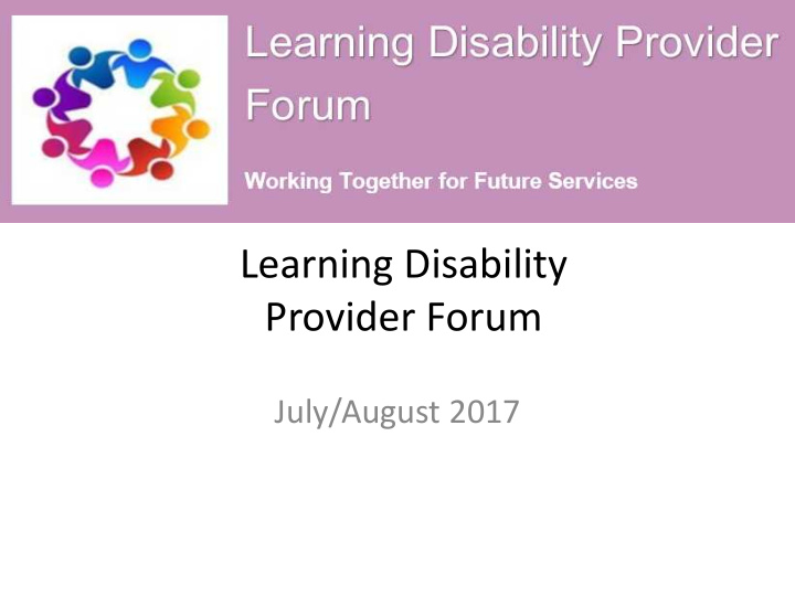 provider forum