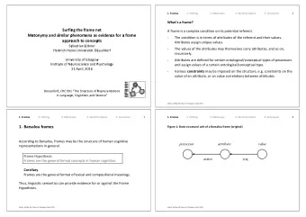 Surfin  ng the f  frame n  et A  frame  is  a  complex  condition  on  its
