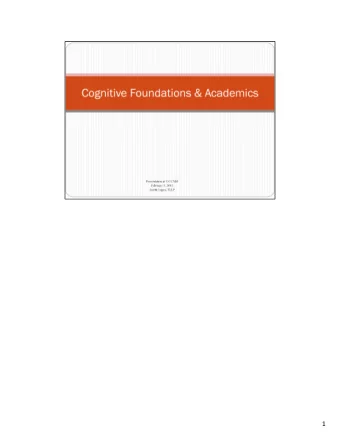 1    Intelligence is not just how smart you are.  How