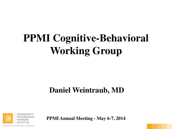 working group