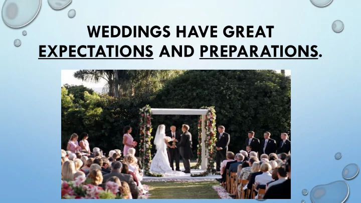 expectations and preparations instagrams parables