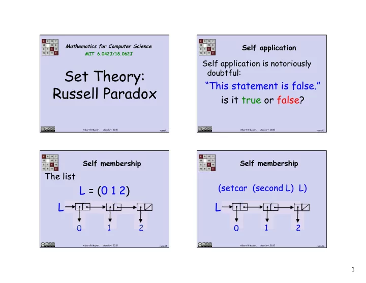 set theory