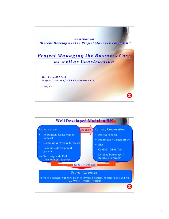 project ma na ging the business ca se project ma na ging